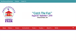 Desktop Screenshot of chesterfieldcountyfair.org